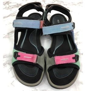 Ecco off-road sandals Multi color pastel Sz40